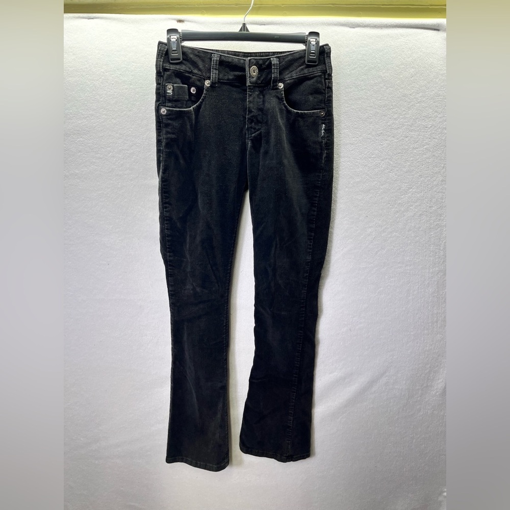 Silver Jeans‎ Corduroy Bootcut Jeans Pants Womens 26 Waist Black Stretch 2568